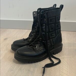Women's Guess Black Lace-Up Boots